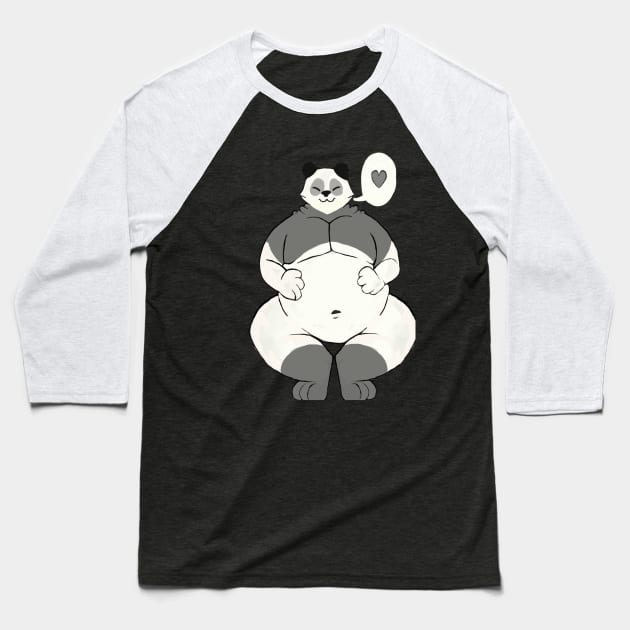 Panda love! Baseball T-Shirt by bottlebear